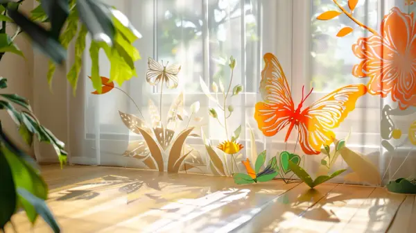 Projektuj Zimową Magię: DIY Dekoracje Okienne z Szablonów